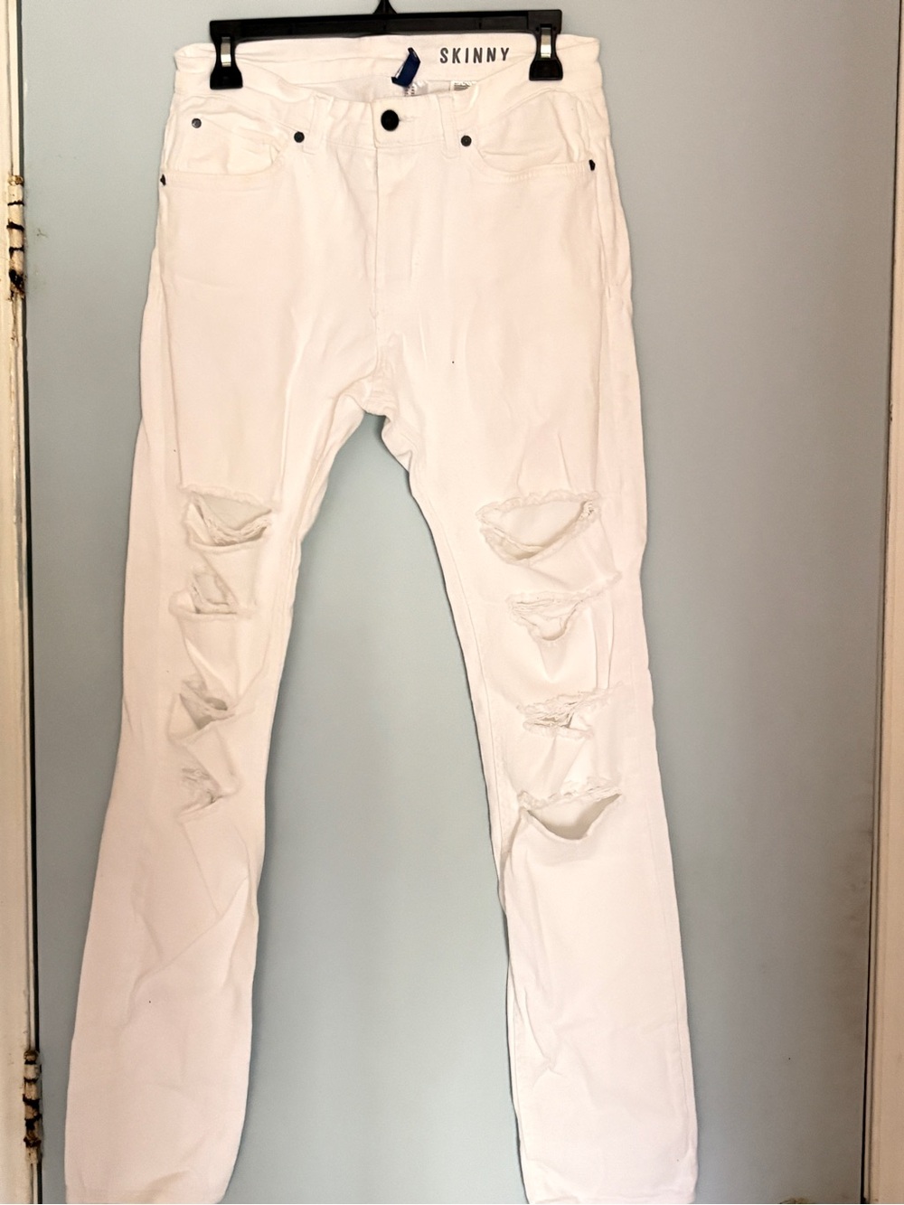 H&M Skinny jeans White Ripped Men’s Jeans
